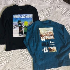 Boys long sleeve graphic shirts